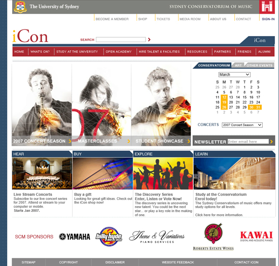 website and logo image